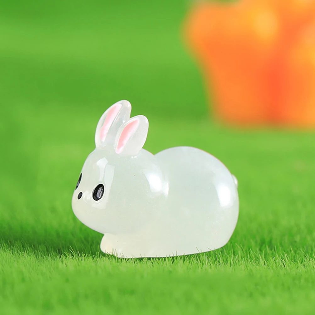 

40 Pcs Ornaments Resin Animal Decor Miniature Figurines Adorable Compact Ceramics