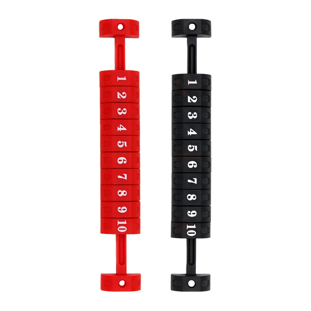 

2 Pcs Table Tennis Scoring Foosball Scorekeeper Counters Scorer Indicator Multifunctional Bars for Net Plastic Desktop Games