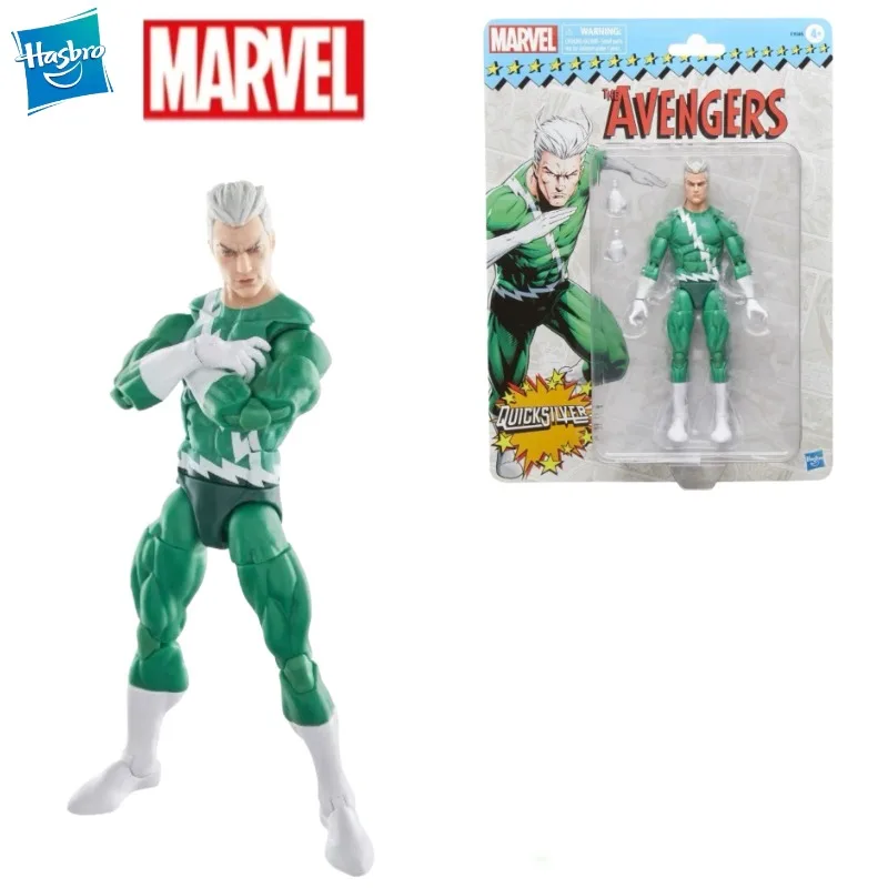 

Новая оригинальная серия Marvel Legends Quicksilver Avengers в стиле ретро Marvel Comics, экшн-фигурка, коллекция игрушек, подарок для хобби