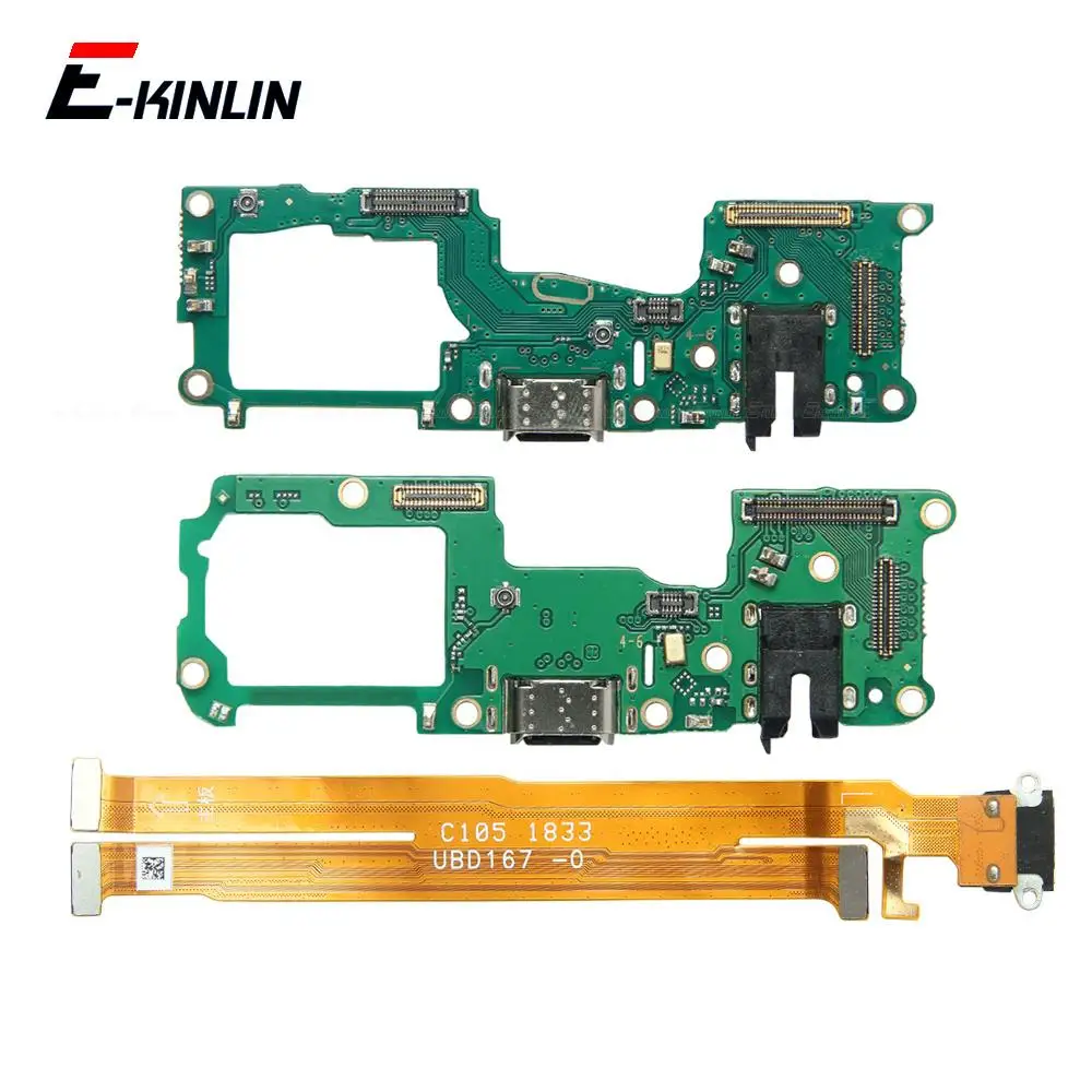 Charger USB Dock Charging Dock Port Board With Mic Flex Cable For OPPO F9 F11 F15 F17 F19 F19s F21 F21s Pro Plus 5G