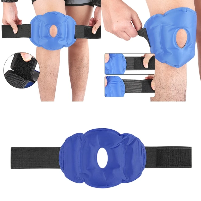 قابلة لإعادة الاستخدام الباردة الساخنة هلام حزمة الانتعاش مرنة الكنتوري تصميم النايلون الملمس مناسبة للركبتين المرفقين الكبار الاطفال استخدام 69HD