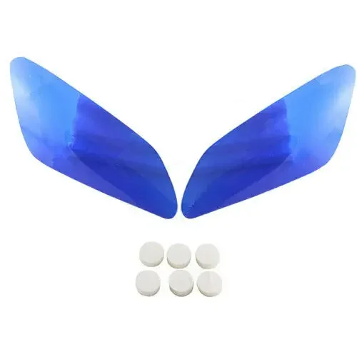 Couvercle de Protection de Lumière Avant de Sauna pour Moto, Capuchon de Lentille pour Yamaha YZF R1 2000-2001, 2 Pièces