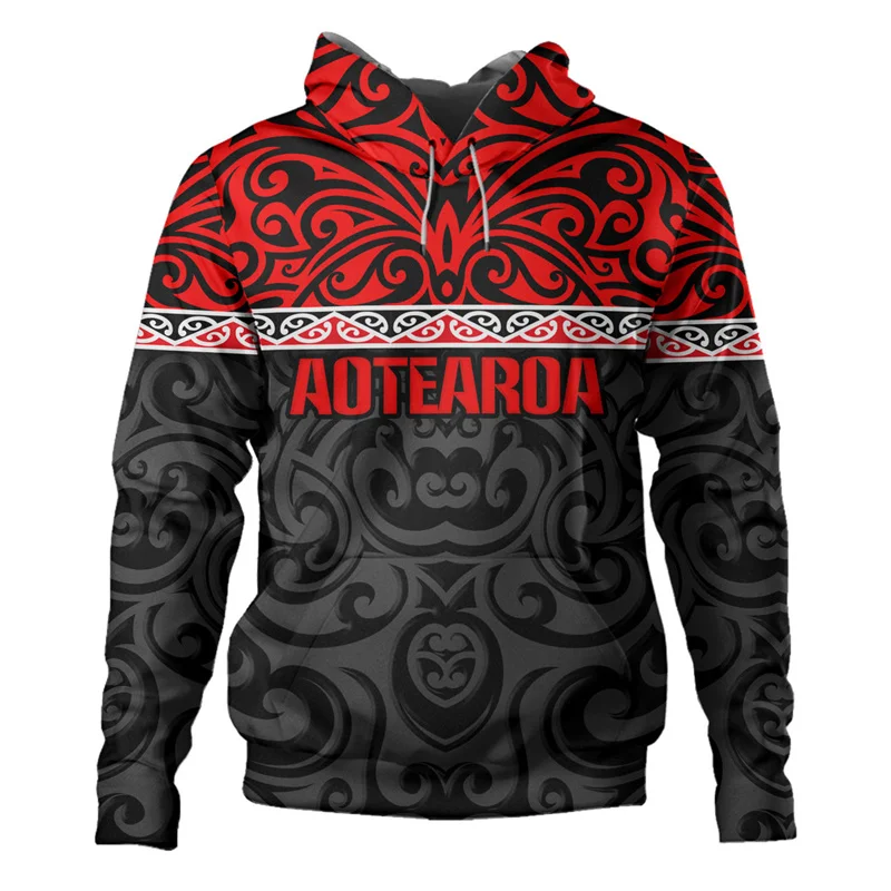 New Zealand Waitangi Day Lizards Maori Graphic Hoodie New In Hoodies & Sweatshirts Hoodies For Men Pullover Coat Y2k Tops