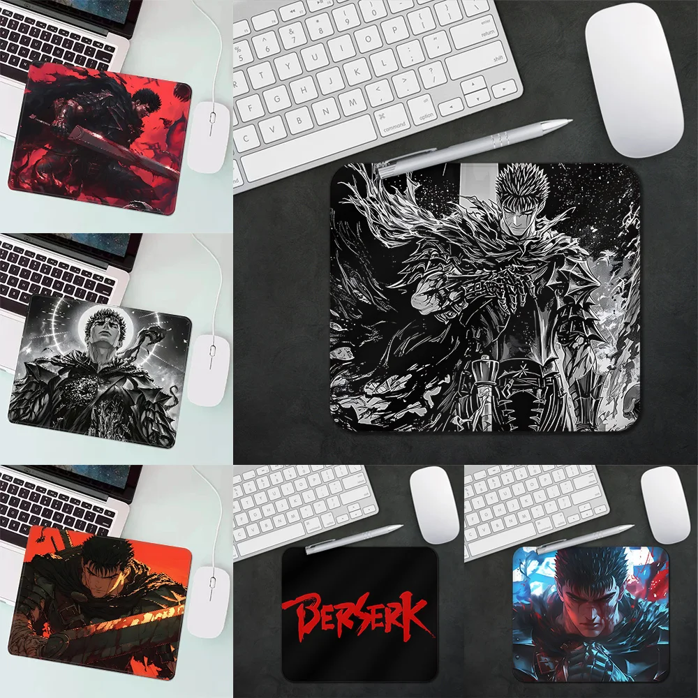 Gaming Mouse Pad XS Small Mousepad For PC Anime Berserk Gamer Desktop Decoration Office Mouse Mat Deskmat Rug