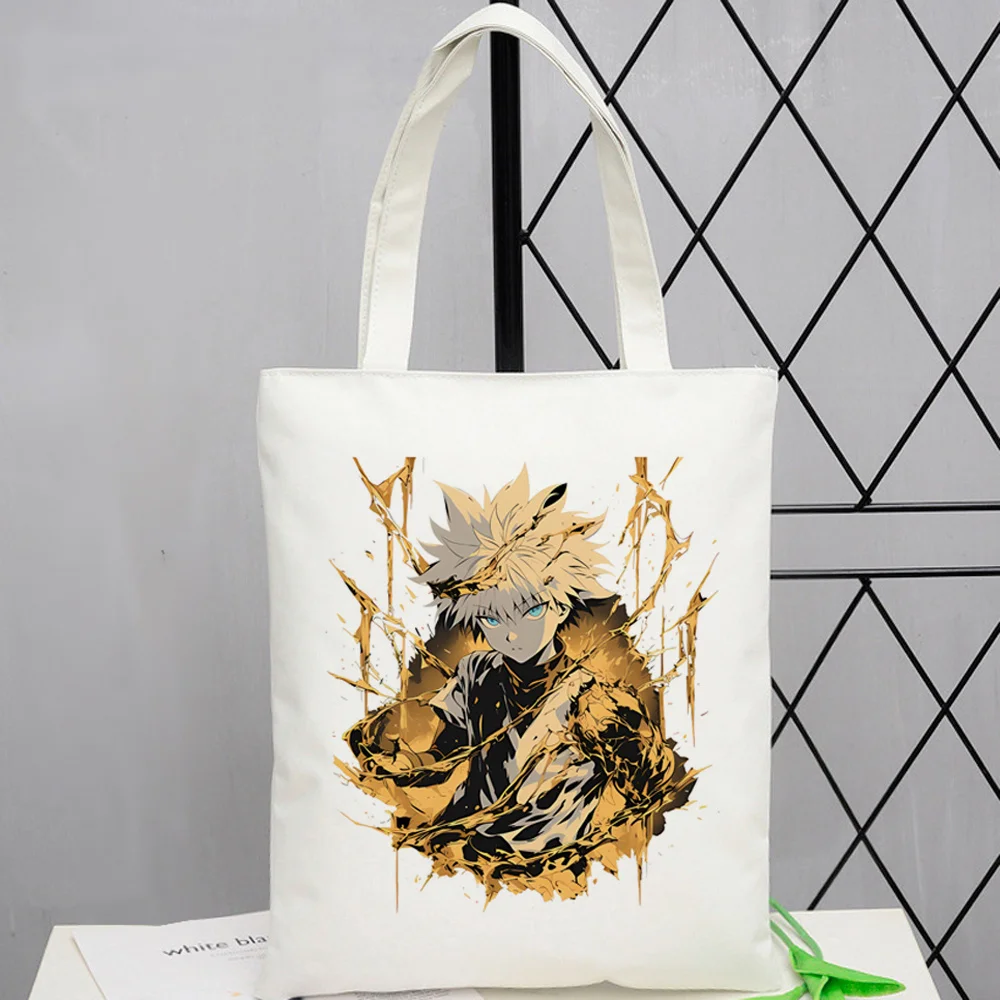 Killua tote bag shopping shoulder  reusable shopper personnalisable femme