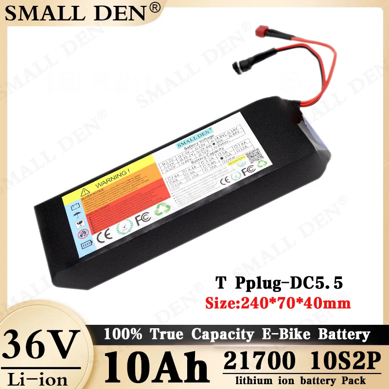 

36V 10Ah 10S3P Rechargeable Lithium Battery Pack 42v 500W Power Modified Bicycle electric scooter Vehicle battery with 15A BMS