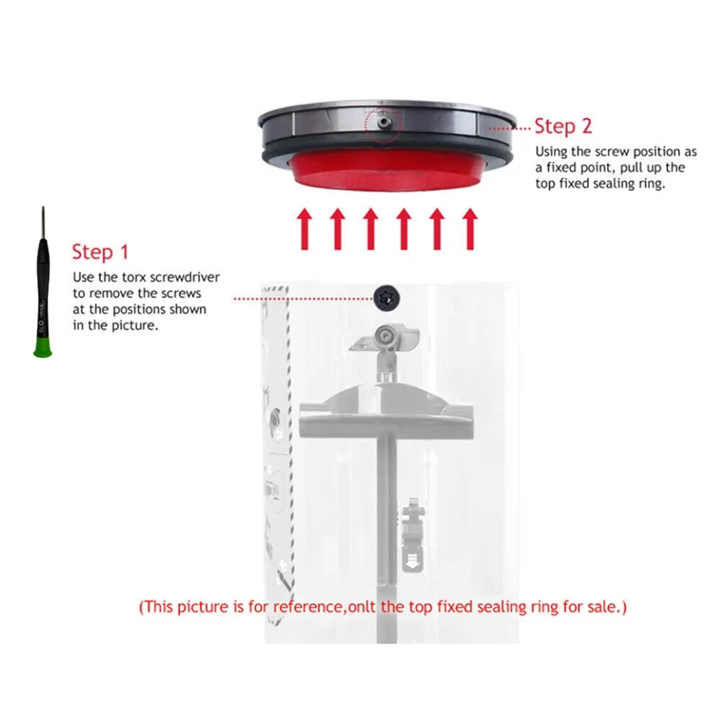 Für dyson v12 v10 schlanker Staubsauger Staub behälter oben fester Dichtung sring Ersatz Staub behälter Filter reiniger Müllbox