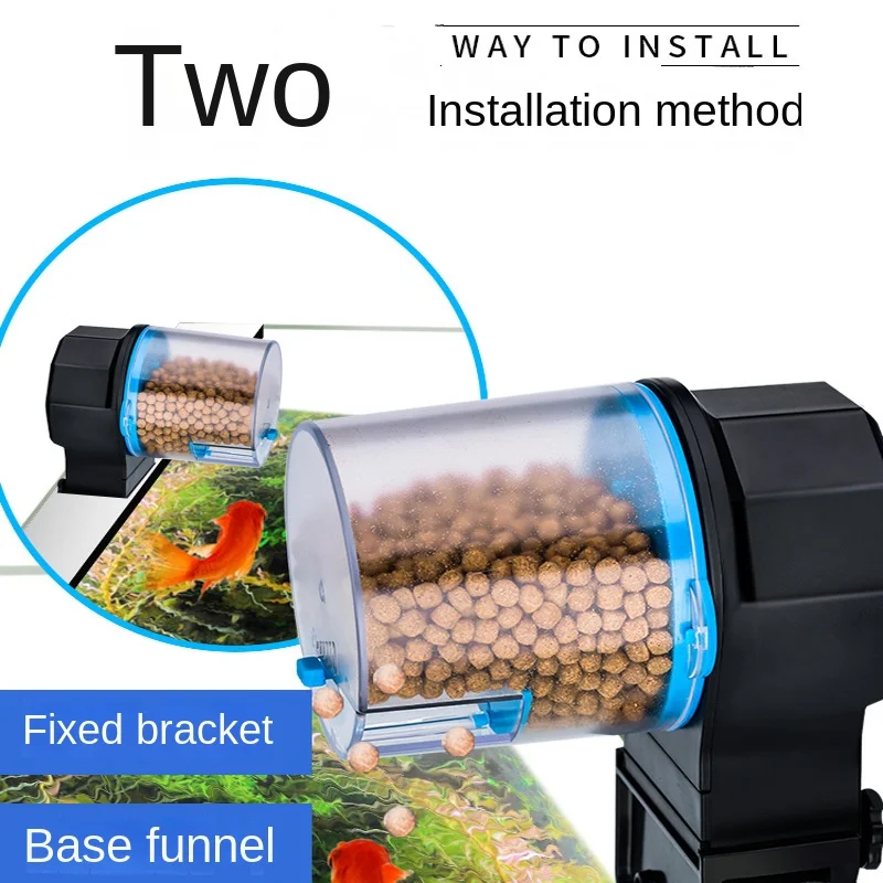 Mangiatoia per acquario serbatoio per pesci automatico koi goldfish alimentatore automatico per acquario mangiatoia per pesci automatica