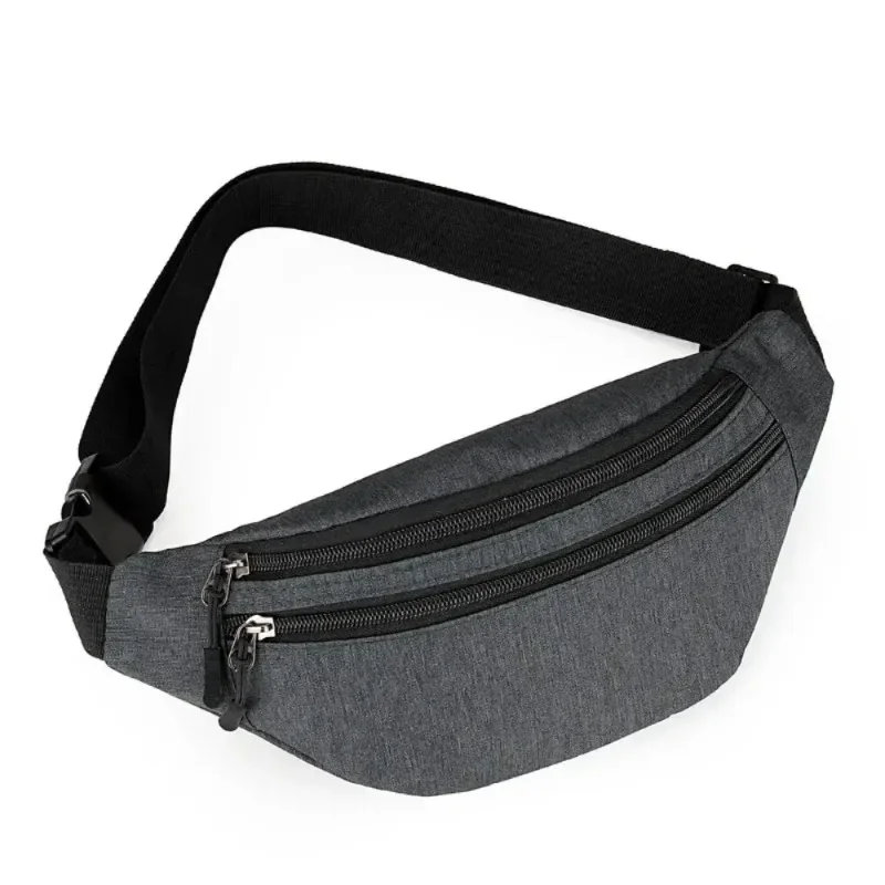 Casual Male Waist Bags Phone Bag Pouch Multi-functional Cross Body Bags Fashion Shoulder Bag Belt Bag Men Women