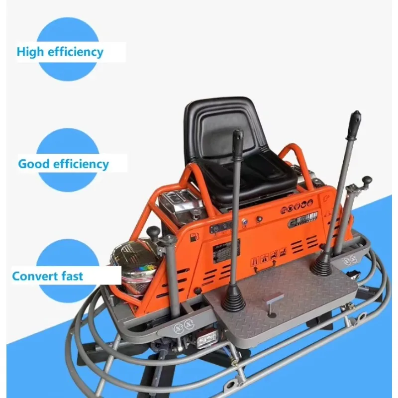 Smart Ride-On Troweling Machine With Remote Control For Precision Concrete Finishing
