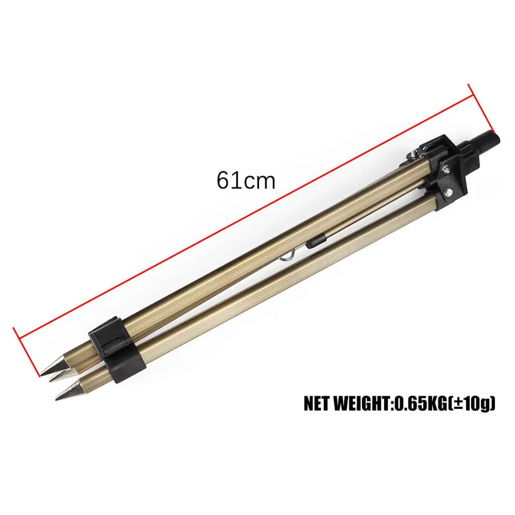 حامل قضيب الصيد حامل ثلاثي القوائم رف تلسكوبي رف أرضي لقطب الشاطئ