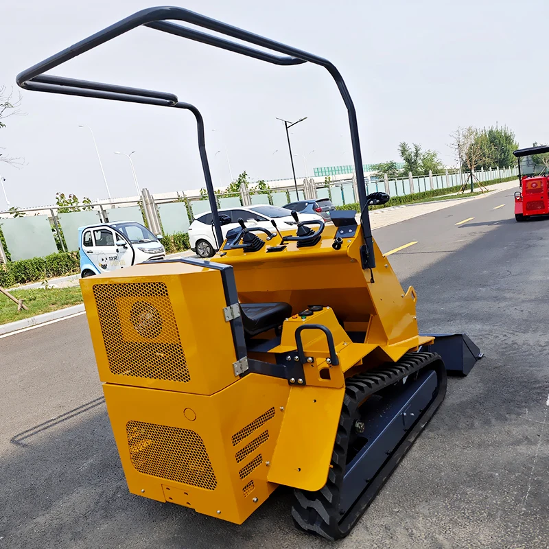 USA Popular Customized Mini skid loader 200kg stump grinder walk behind crawler mini skid steer loader from China