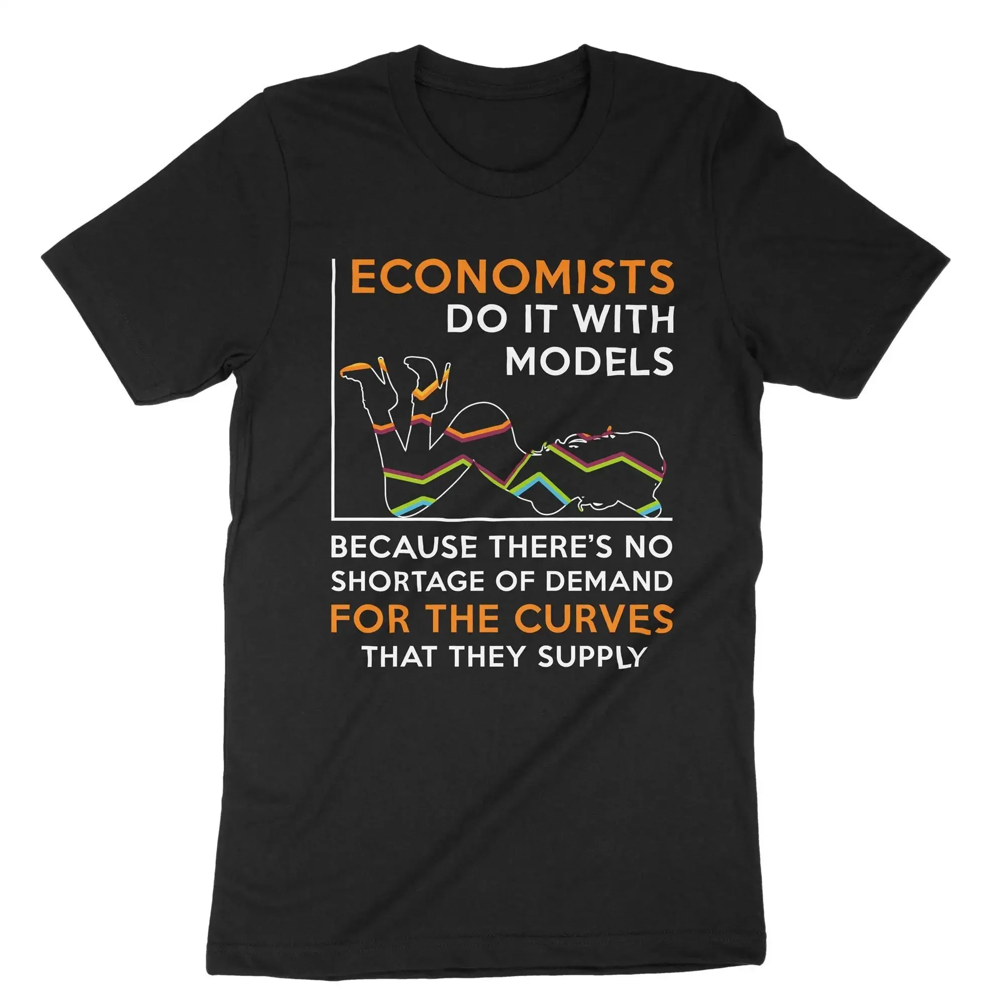 Ökonomen tun es mit den Modellen T-Shirt Lustig EconomisT Wirtschaft Lehrer Student