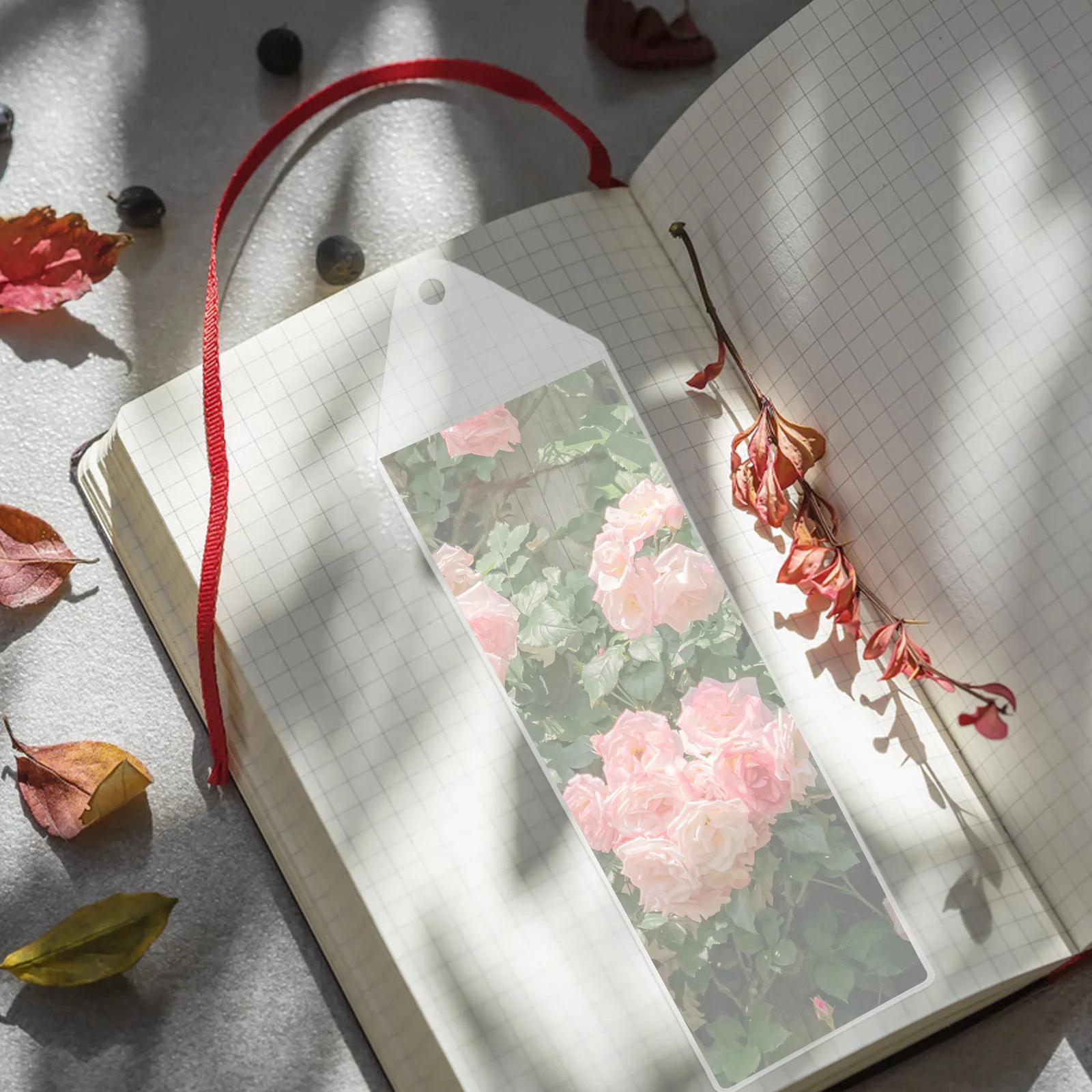 

10Pcs Chic Bookmark Holders and Portable PVC Book Accessories for Organized Reading Bookmark Sleeve Cover for Bookmarks