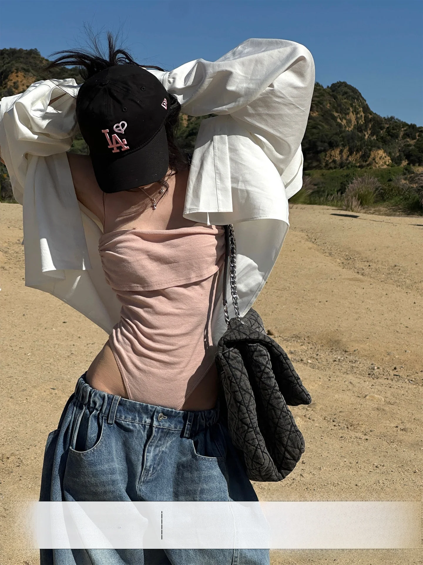 

Женский летний уличный топ-боди без бретелек в корейском стиле Wardens Sweet, розовый, повседневная одежда для девушек