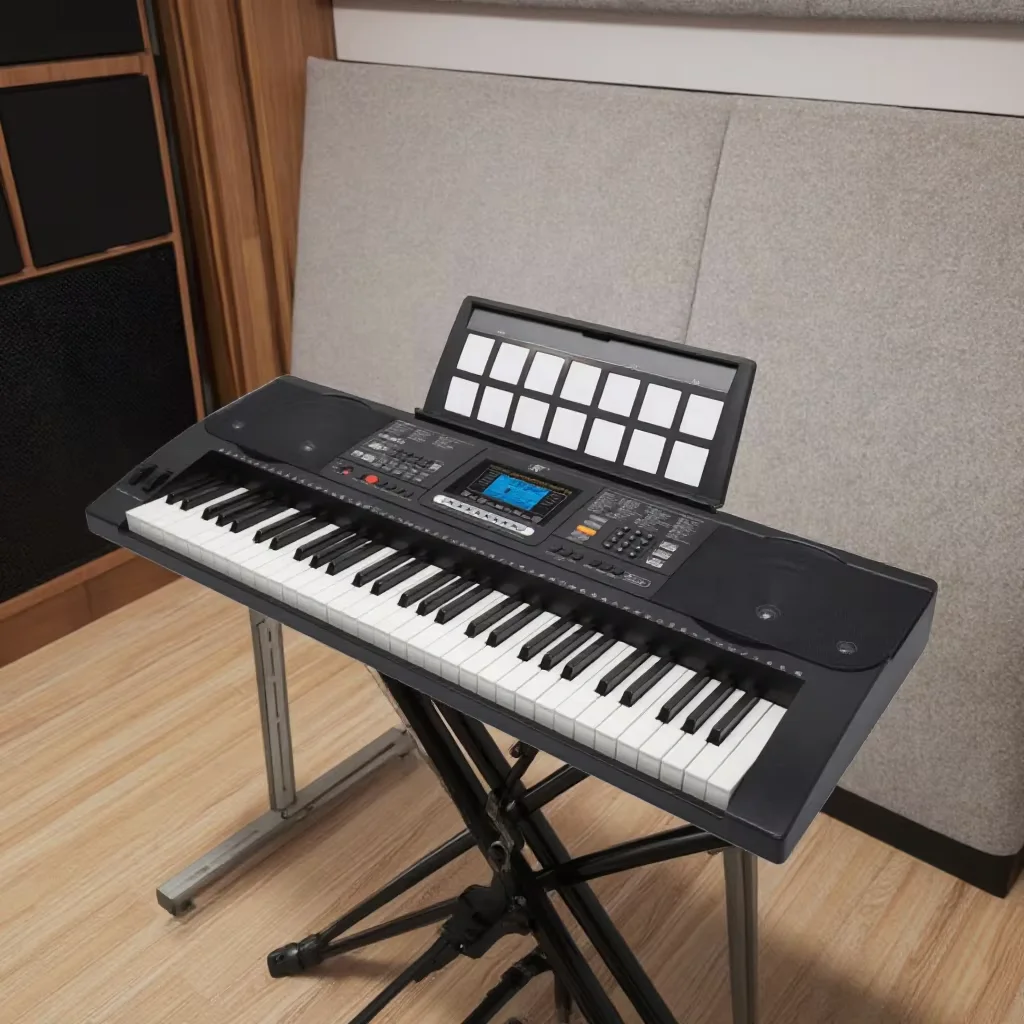 Pop Electronic Piano Keyboard Multi Tones With Rhythms Composite Design For Beginner Performing Home Practice Instrument