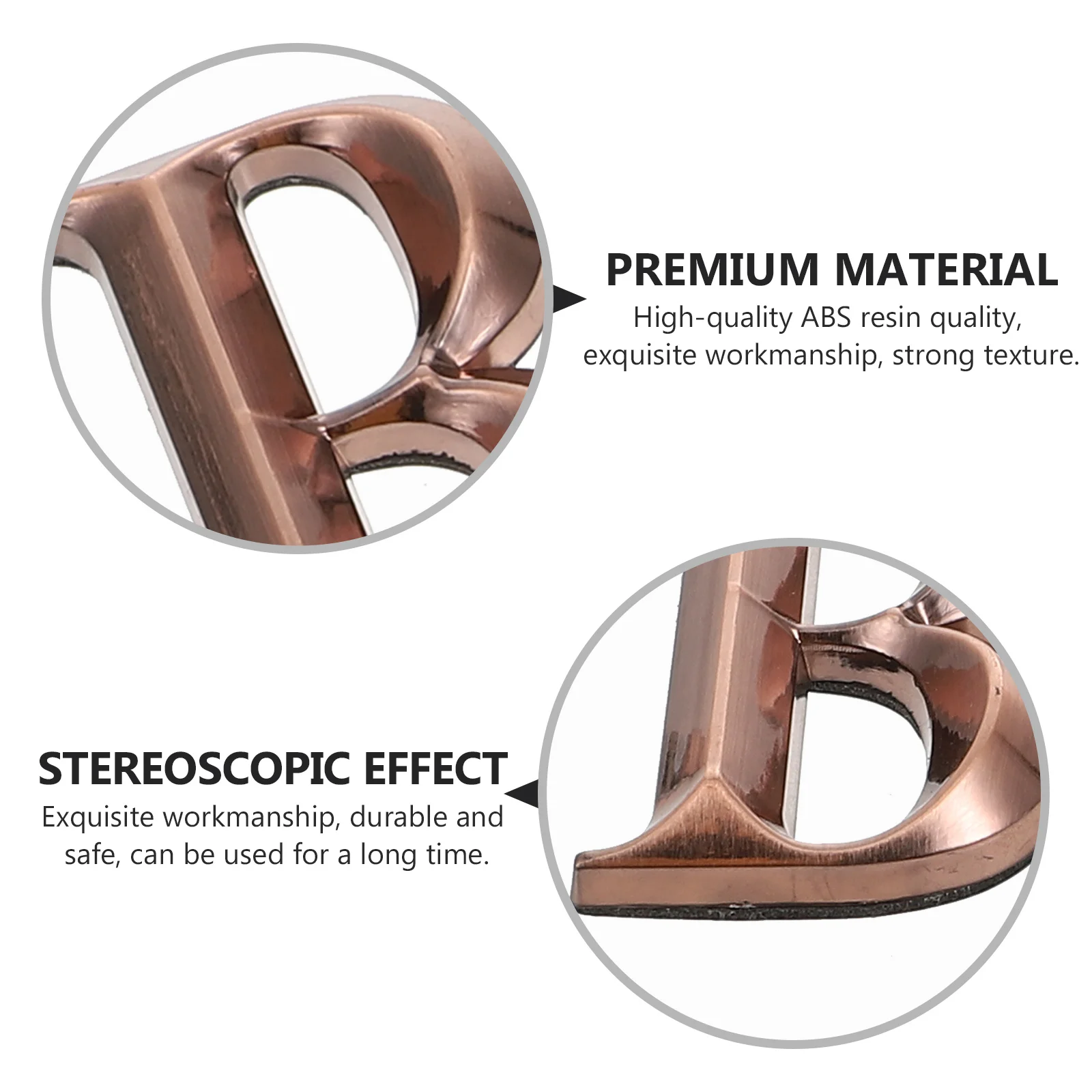 3D Wall Decorative Address Plaques Durable Door House Signboard Mailbox Street Marker Hotel Room Corridor Identification Number