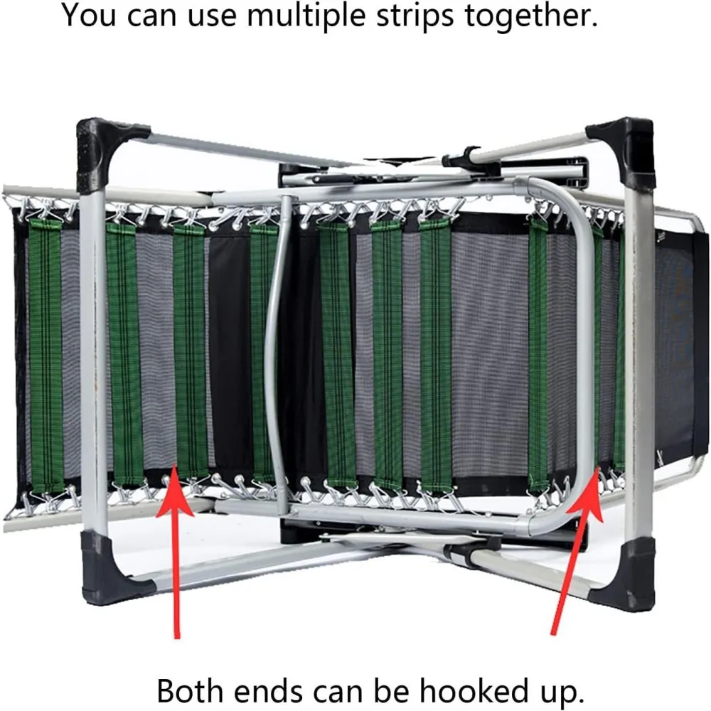 サンラウンジャーチェア用ユニバーサル弾性ロープ8本、パティオデッキゼロ重力ガーデンリクライニングチェア用交換用弾性コード