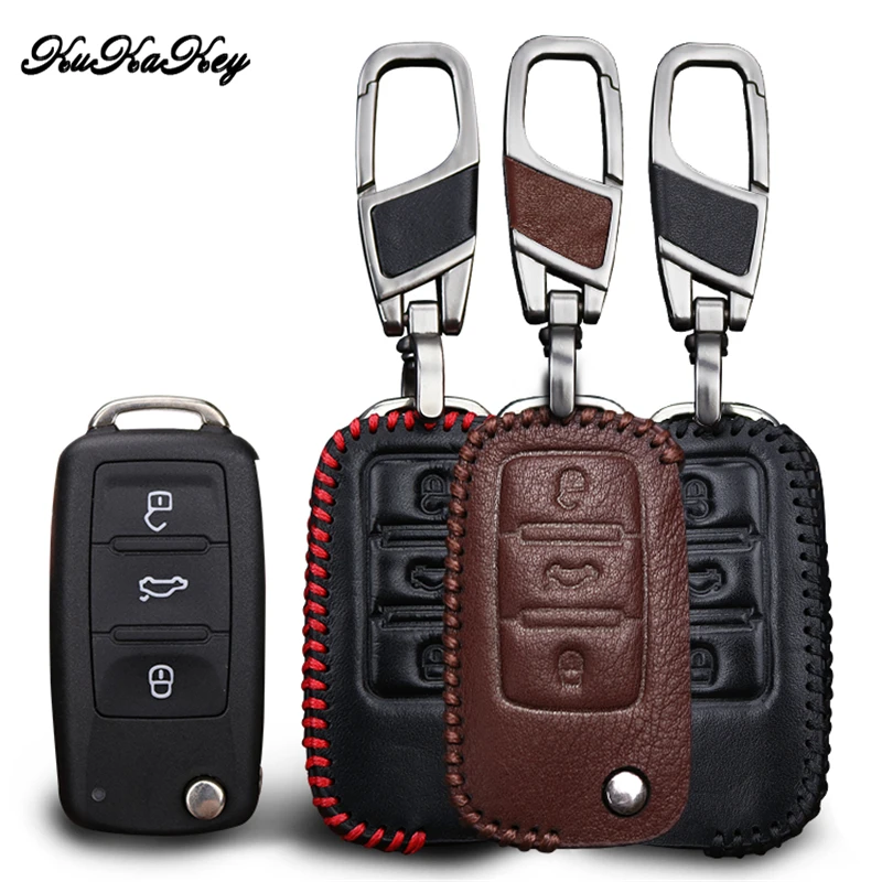 Flip Folding Car Key Case Cover For VW Polo Tiguan Passat Golf MK5 MK6 Jetta Eos Beetle Auto Key Cover Holder For Volkswagen