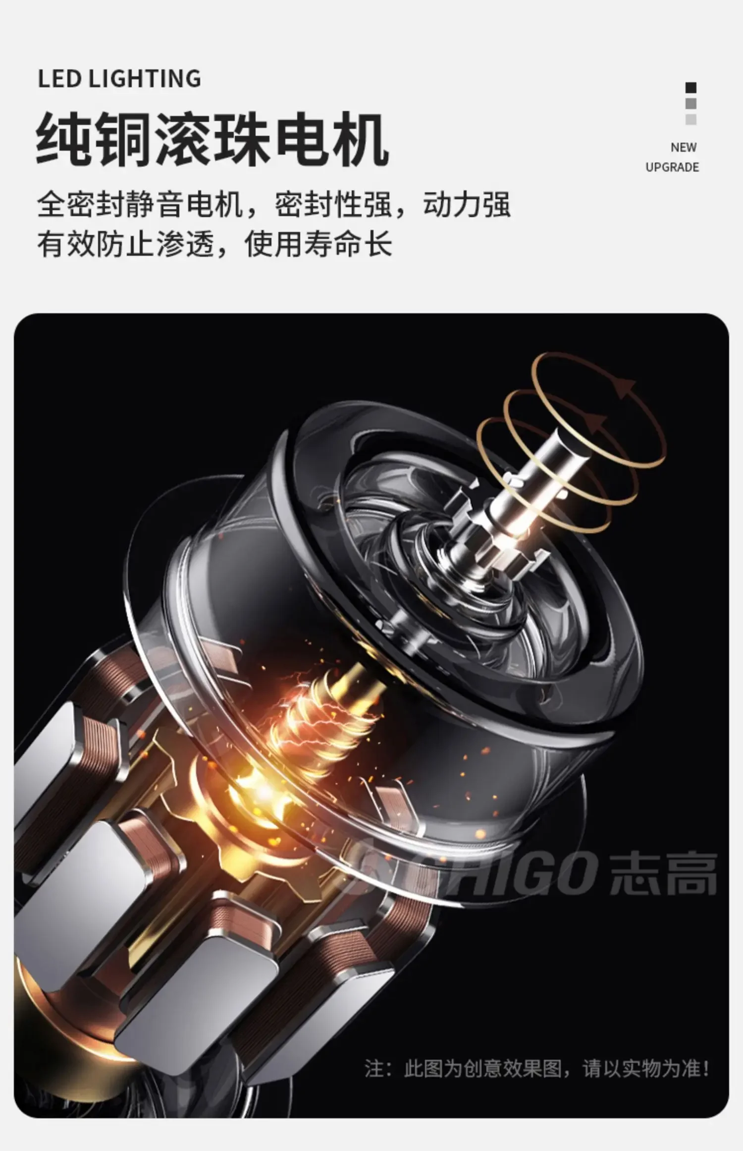 220V Modern Chigo Bathroom Ceiling Exhaust Fan with Integrated Lighting, Silent Operation