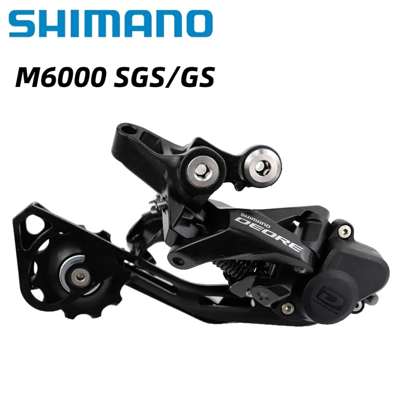 

Задний переключатель передач SHIMANO DEORE M6000, средняя клетка GS, длинная клетка SGS SHIMANO SHADOW RD + 10 скоростей, деталь горного велосипеда