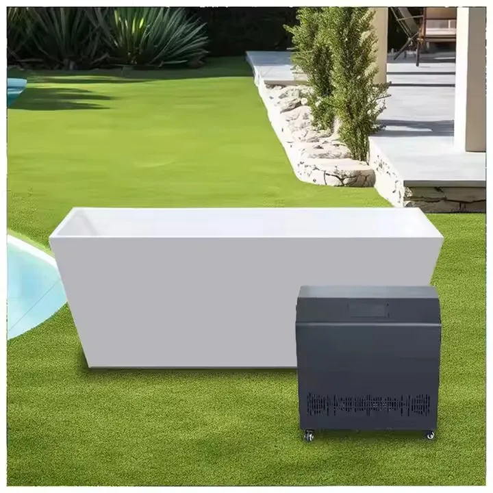 

STLFPro 1HP 110V/220V Air-Cooled Ice Bath Machine with Ozone & Remote for Gyms Featuring Key Pump Components