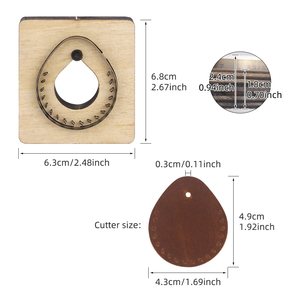 Access Card Protective Cover Leather Punch Die, Metal Leather Cutting Die Cut Mold, DIY Handmade Crafts Kraft Tools,Special Gift