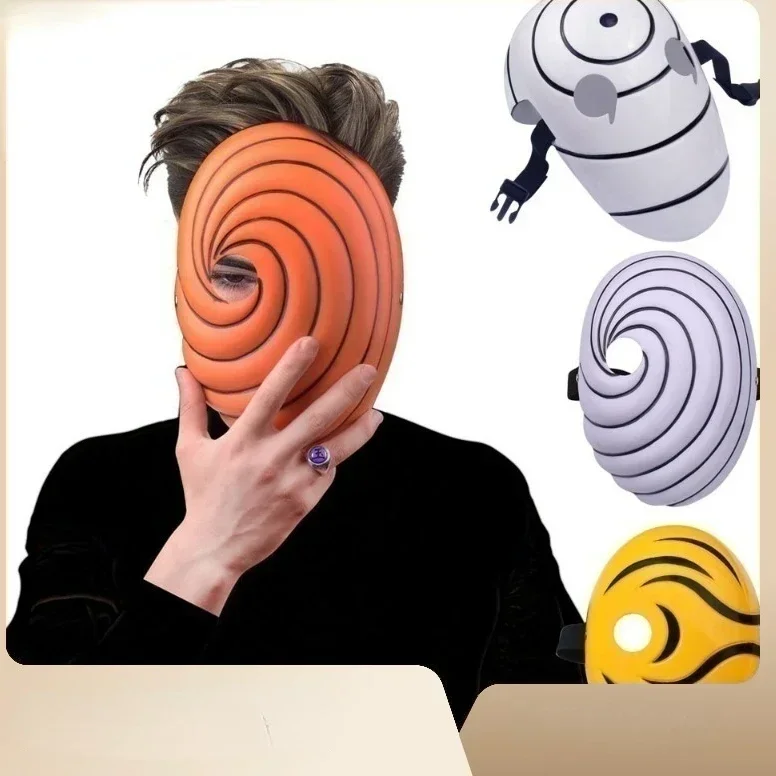 

Косплей Аниме ниндзя Акацуки Обито Masker унисекс маскарадный костюм вечерние Хэллоуин разборные маскарадные изделия костум аксессуары