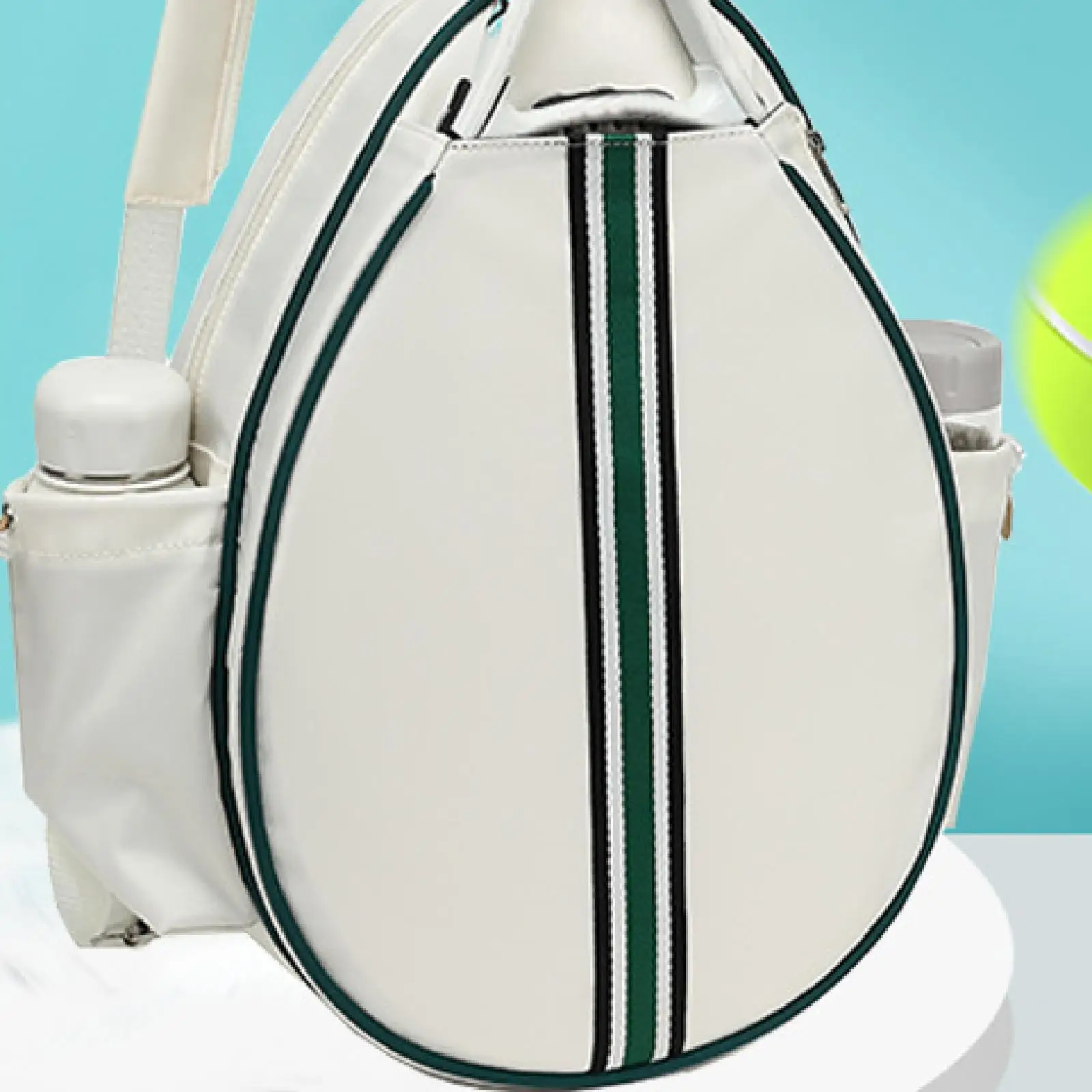 Outdoor Badminton Bag Waterproof Tennis Racket Storage Backpack Sports Carry Case for Pickleball Fitness Activities