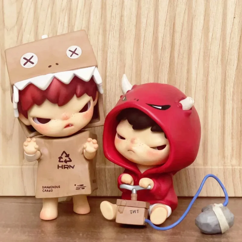 Hirono Mime Series Mystery Box Cute Healing Happy Relax Action Figure Lonely Boy Art Collection Toy Addict