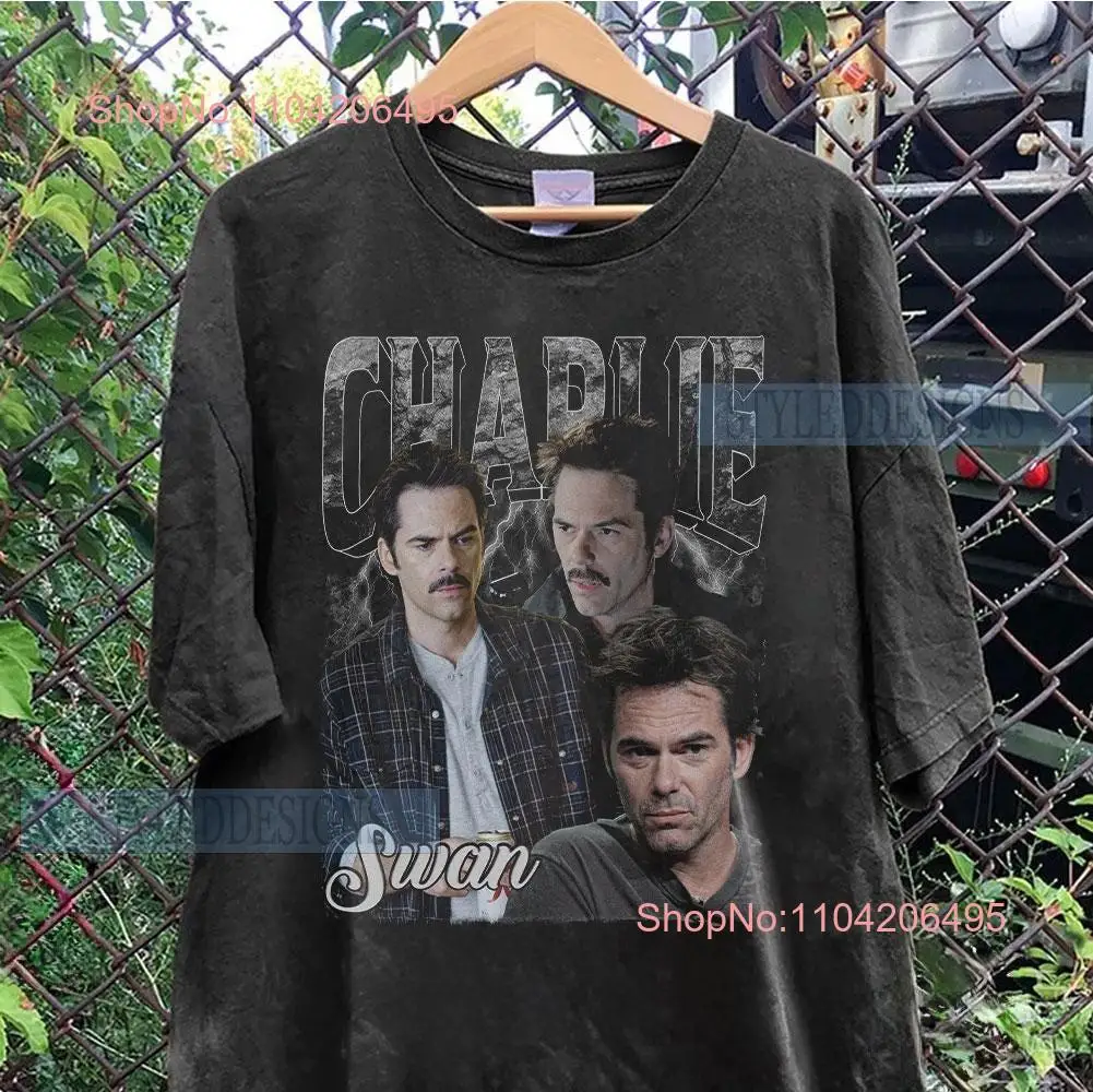 Charlie Swan Vintage 90's T Shirt Billy Burke Fan Made Team The Original Movie long or short sleeves