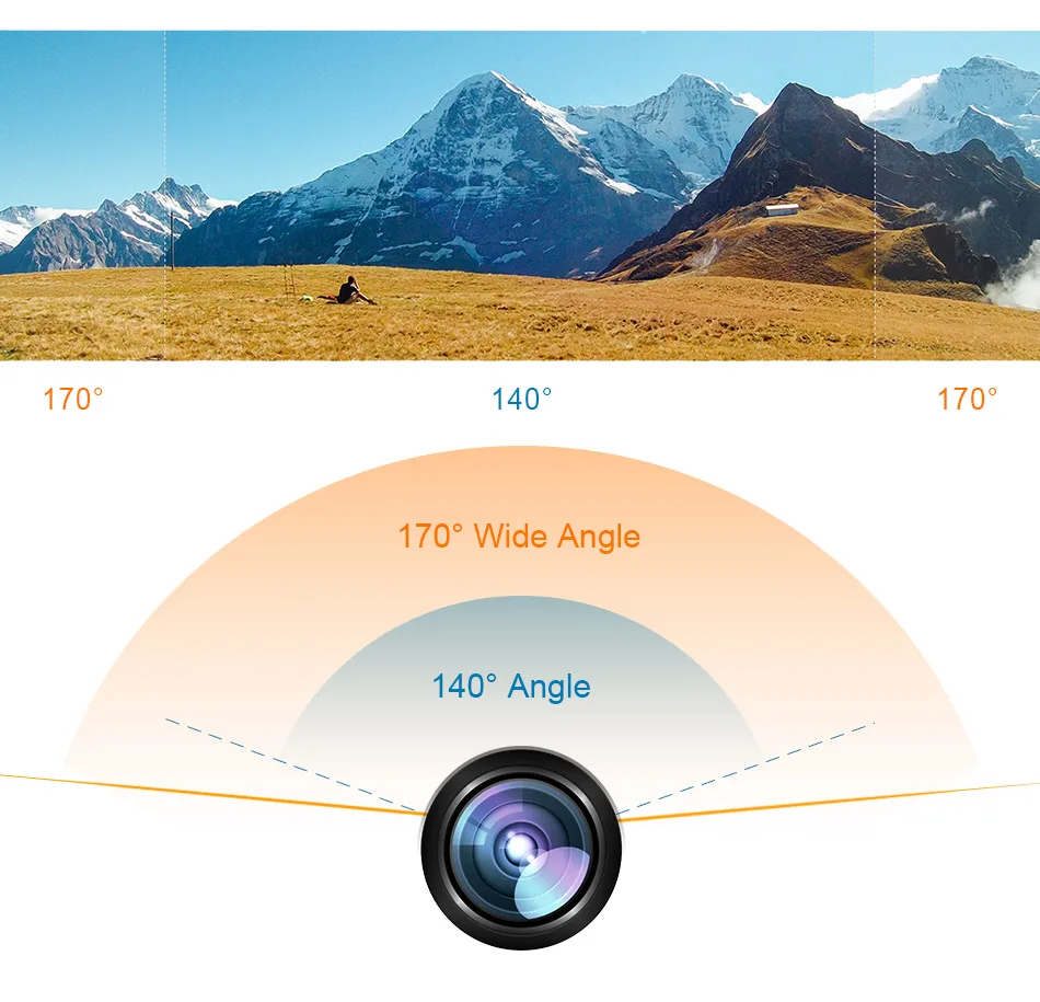 Sunplus-cámara de acción con Chip H9R 4K, videocámara deportiva con control remoto, WiFi, Ultra HD, DVR, impermeable, 2023