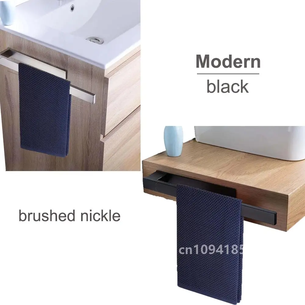 Metal Bathroom Towel Shelf Rack Luxury Bathroom Decorations Accessories Vanity Cabinet Organizer Cloth Towels Holder NO Drill