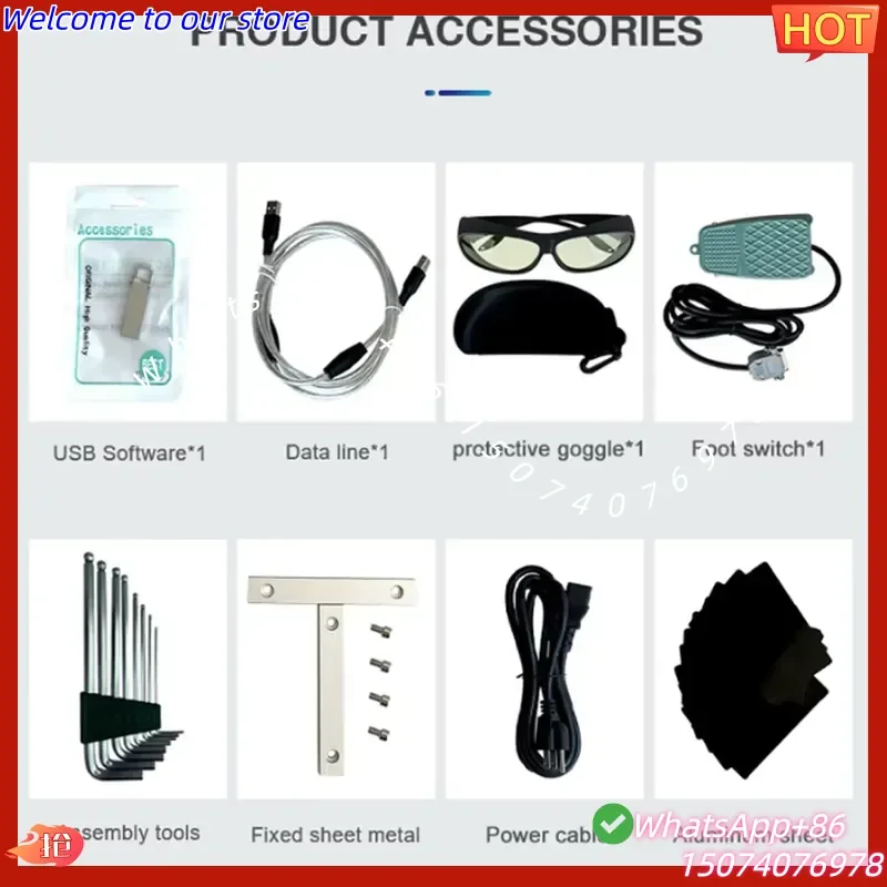2026 New Fiber Marking Engraving Machine 20w 30w 50w 60w Raycus Desktop Portable Fiber Marking Machine