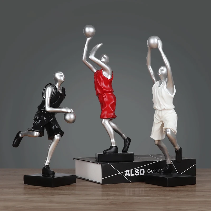 [New] Creative shooting basketball player decoration slam dunk master living room TV wine cabinet boy room soft birthday gift