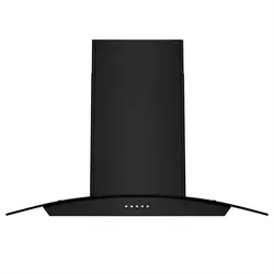 Tieasy 30 inch 700 CFM Ducted / Ductless Push Button Permanent Filters Led Bulbs Kitchen Range Hood YY0275A