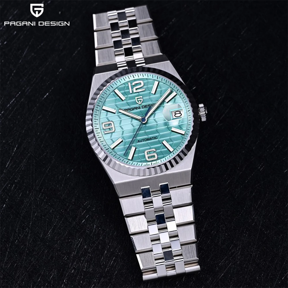 Pagani design relógio mecânico automático de luxo 2025 novo 40mm aço inoxidável à prova dwaterproof água presente relógio masculino negócios reloj + caixa