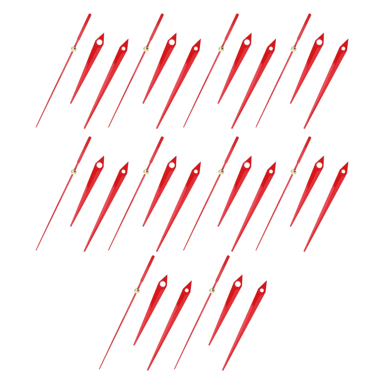 

10 set Metal Clock Hands Replacement DIY Wall Clock Needles Quartz Pointers Mute Hands Repair Tools Classic Color Stylish Design