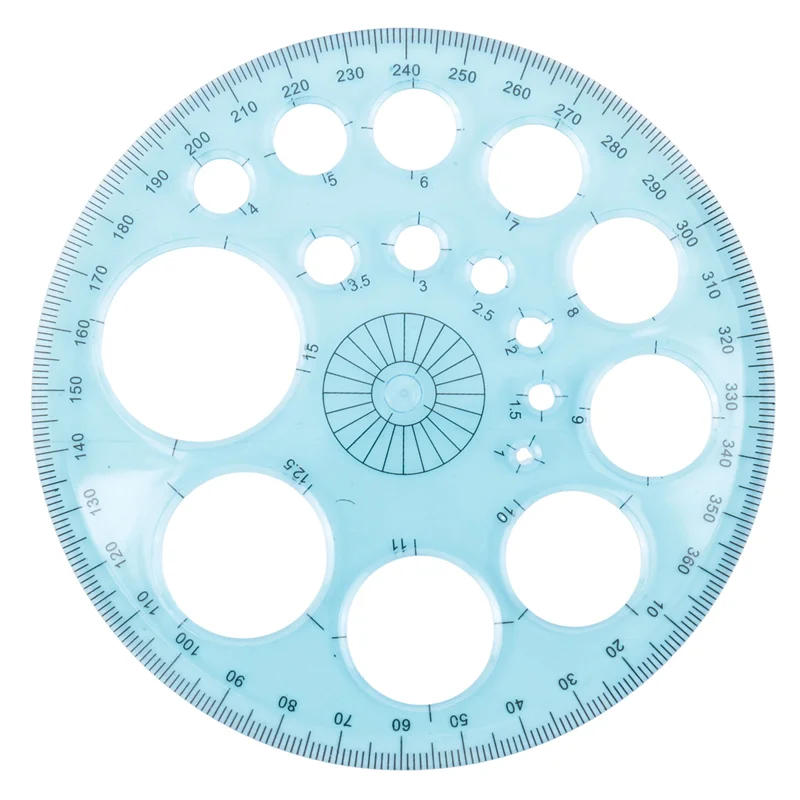 QWE-4Pcs 다기능 기하학 눈금자 측정 그리기 눈금자 학생 학교 사무실 공급을위한 플라스틱 수학 도구