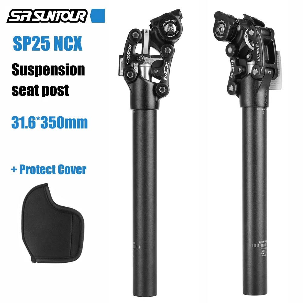 25 NIEUWE SR SUNTOUR NCX Fiets Demping Verende Zadelpen Mountainbike Schokdemper Reizen Zadelpen 27.2mm 30.9mm 31.6mm
