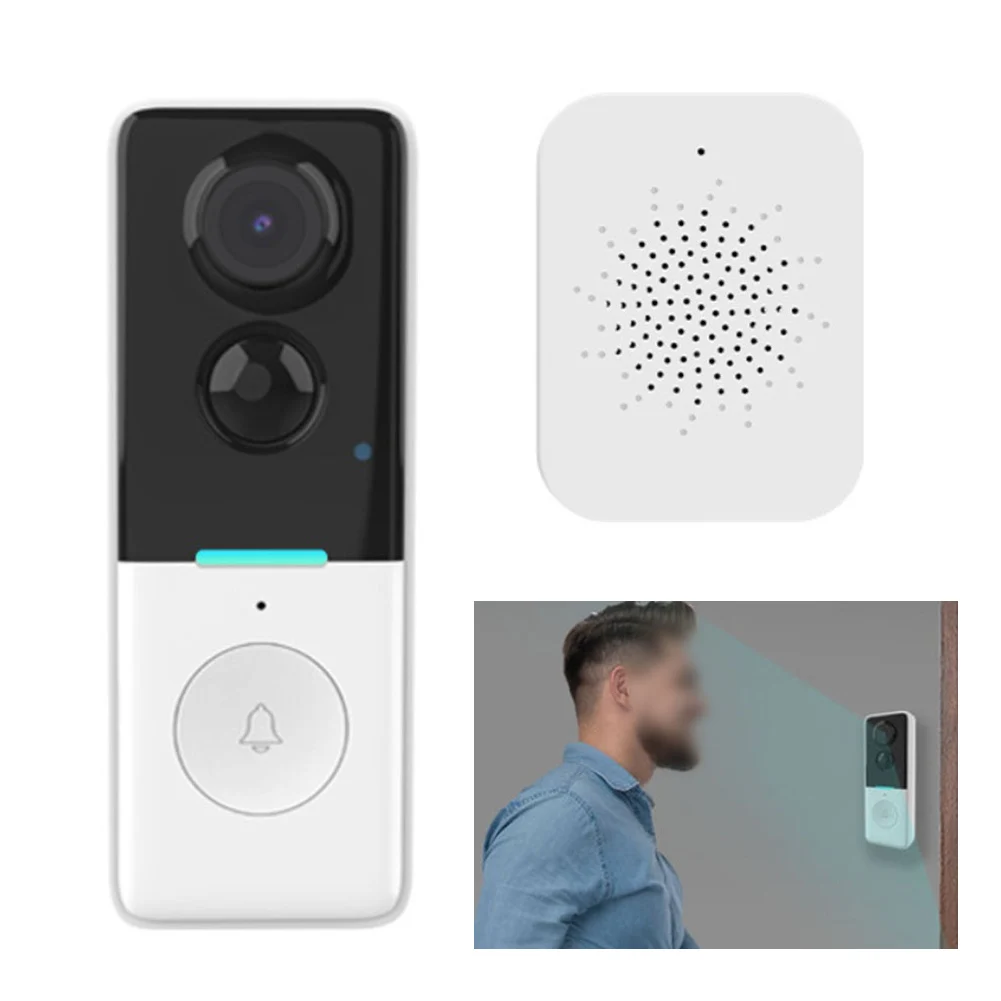 

Smart WiFi Video Doorbell: 1MP HD, PIR Detection, Real-Time Mobile Monitoring For Home Improvement Tool Accessory