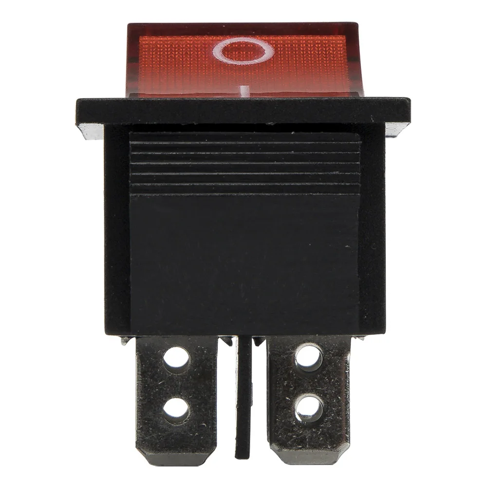 5pcs / lot KCD7-201N perforate 26 x 22 mm 4 pin ON - OFF boat rocker switch power switch with 220V light KCD2 view 4