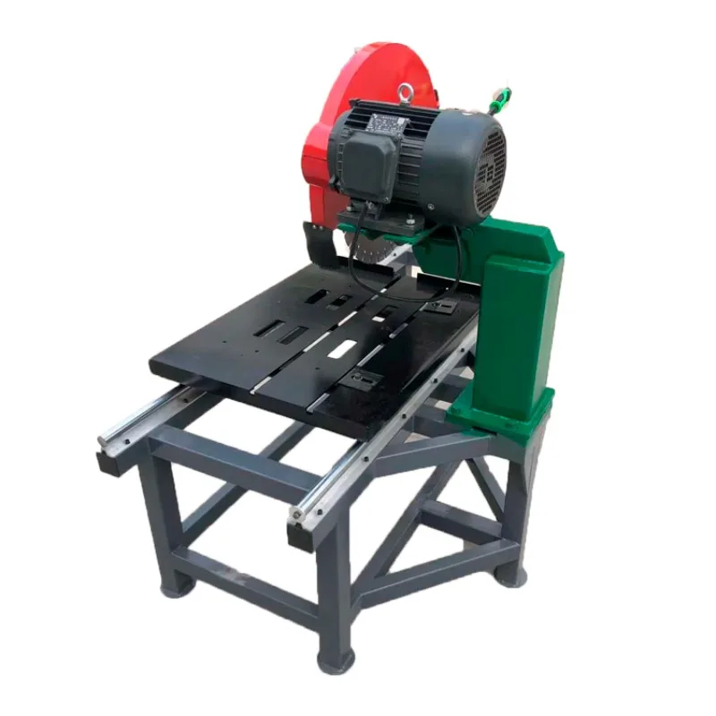 2026 Electric Quarry Stone Cutting Machine Portable Refractory Brick Slicing Machine Rotatable Blade Stone Cutting Machine