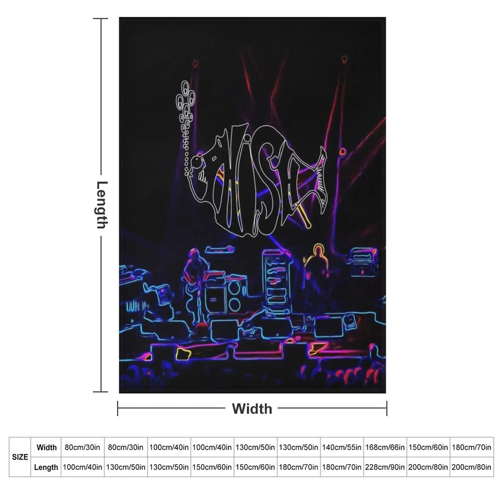 best selling phish,trending phish,newest phish,most relevant phish Throw Blanket