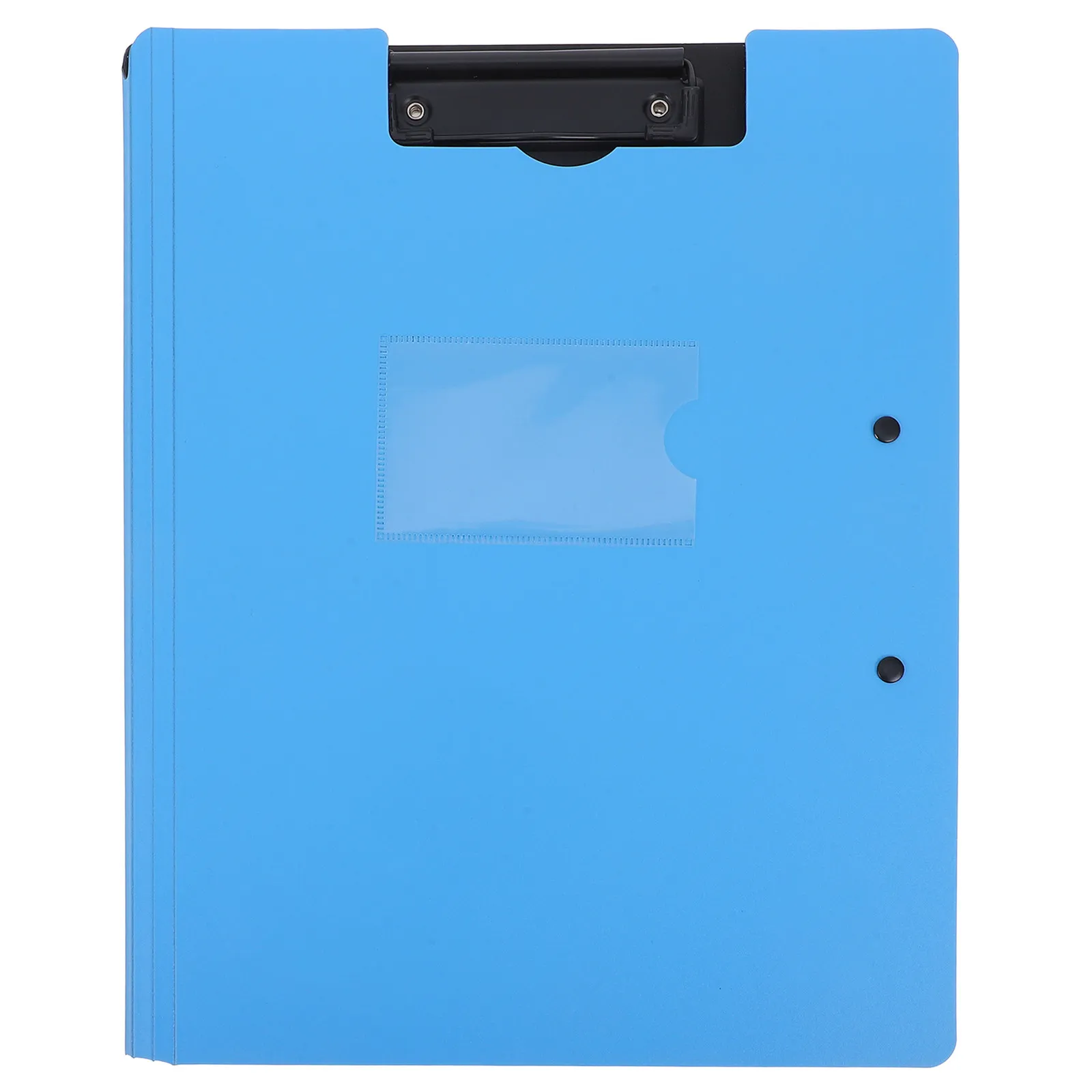 A4 Size Dual Clip Foldable Clipboard Folder Plastic Lightweight Document Organizer for Office School Home Use Writing