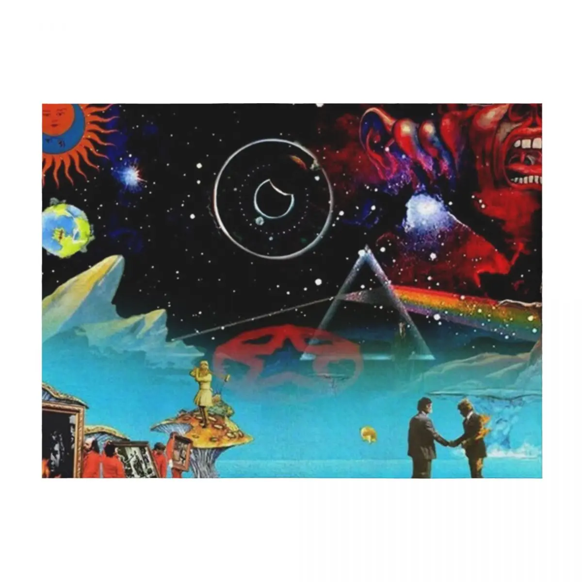 

King Crimson Print Throw Blanket Custom decorative Beautifuls Sofas Blankets