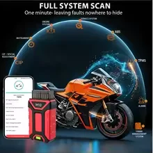 JDiag M10 Bluetooth OBD2 Motorcycle Diagnostic Tool Scanner Oil Ret TPS Service Reset ABS Coding CO Idle For Harley/BMW/ktm view 4