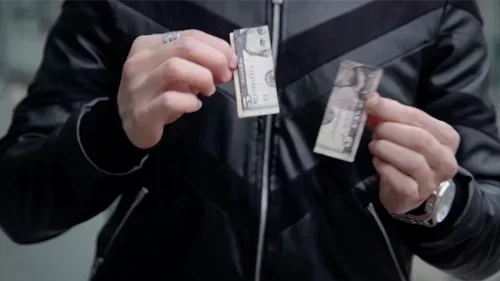 Split par EVM (DVD et Gimmick) tours de magie de rue gros plan accessoires de magie argent Magia scène Illusions magiques facture disparition apparaître