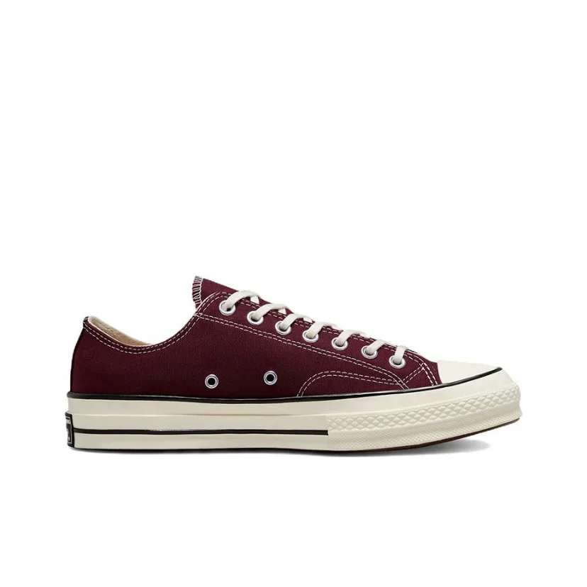 Converse 1970s Chuck 70 burgundy A01450C  Classic Casual Low Top Wear resistant Men's/ Women's Classic Skateboarding Shoes