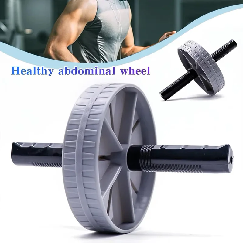 

1Pcs Abdominal Wheel Strong Load Bearing Non-slip Roller Strengthen Muscle Exercise Equipment Fitness Training Home Use Silent